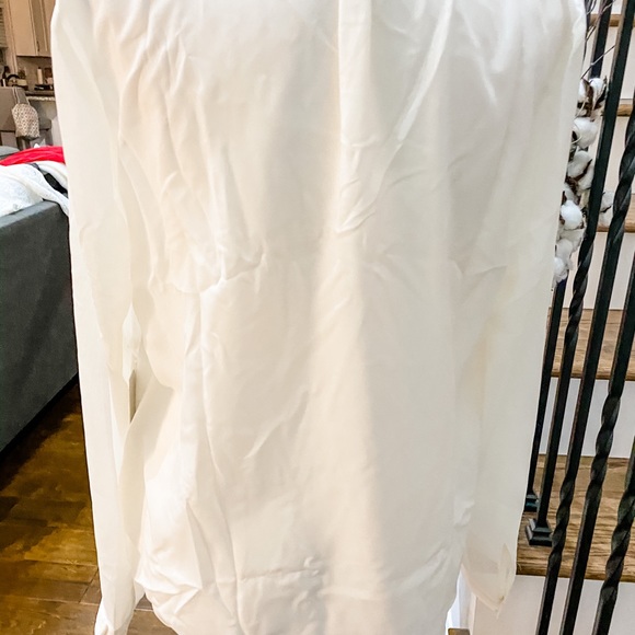 Revolve 1.State V neck Cream Blouse - Picture 6 of 9